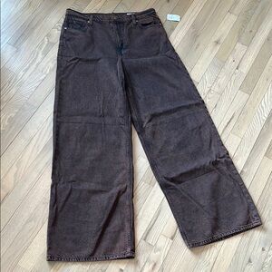 Chic Brown Wide-Leg Pants